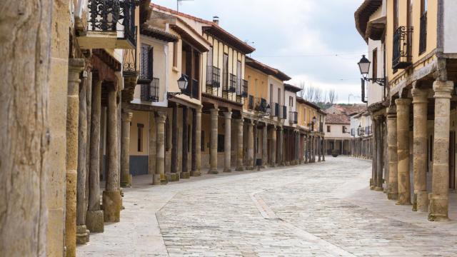 Calles del pueblo de Ampudia.