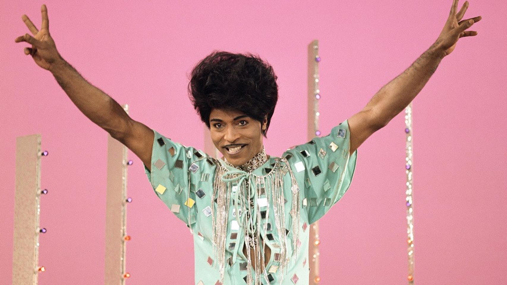 Little Richard, durante una de sus apariciones públicas
