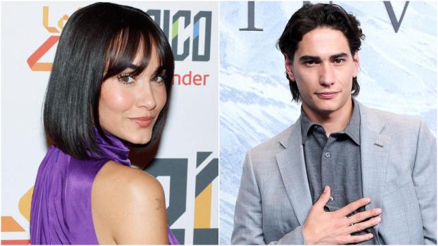 A la izquierda, la cantante Aitana. A la derecha, el actor Enzo Vogrincic.