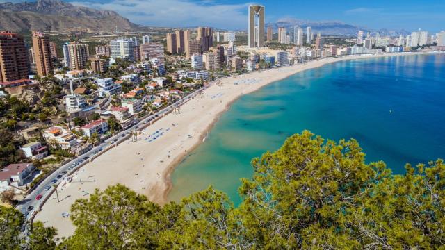 Panorámica de Benidorm, Alicante.