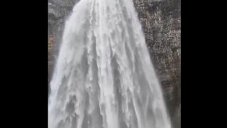 Cascada en el nacimiento del Río Mundo: Captura de MeteoHellin