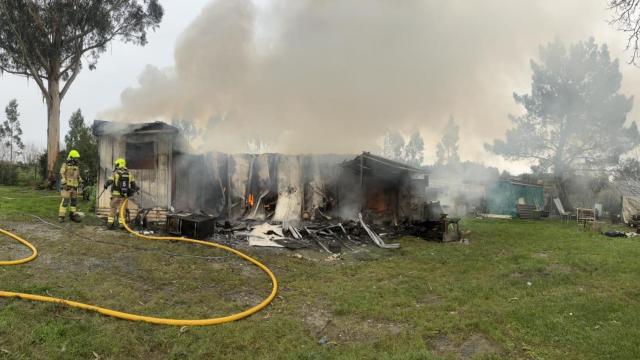 Incendio en Sedes