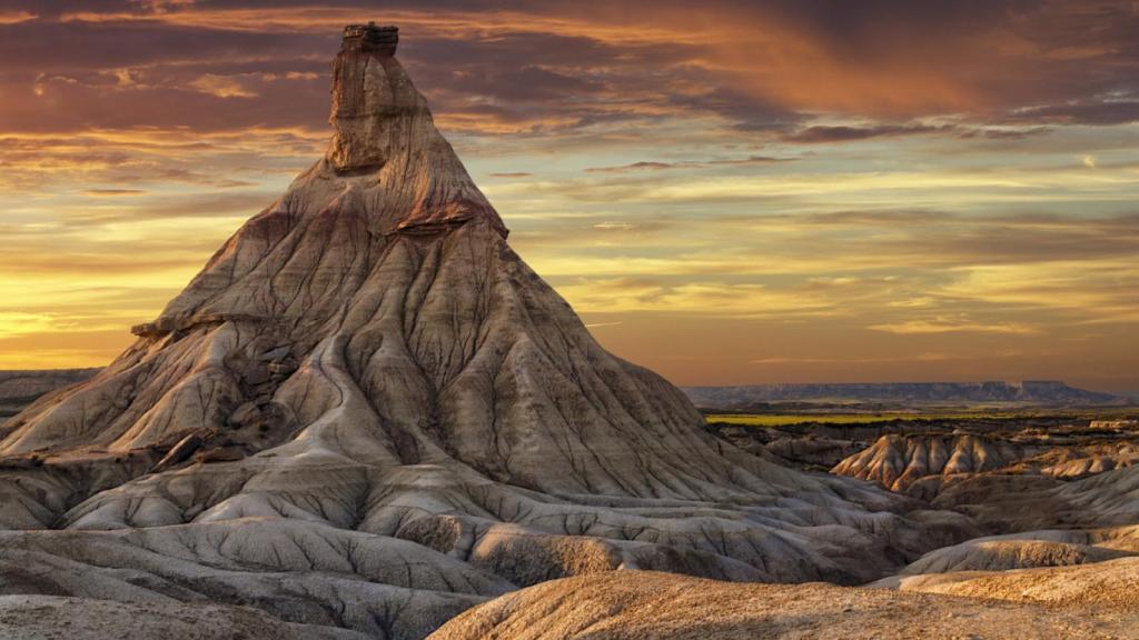 Las Bardenas Reales en Navarra.