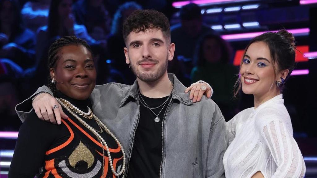 Los tres miembros del jurado de 'Operación Triunfo'.