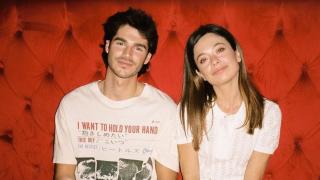 Álvaro Mel y Anna Castillo durante la grabación de 'Un cuento perfecto'.