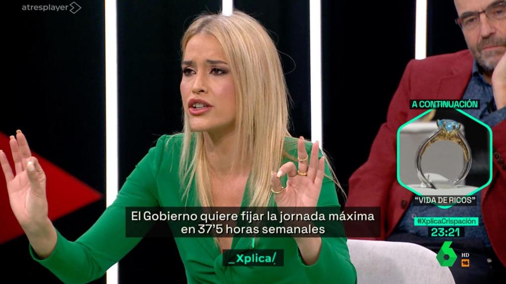Afra Blanco en 'laSexta Xplica'.