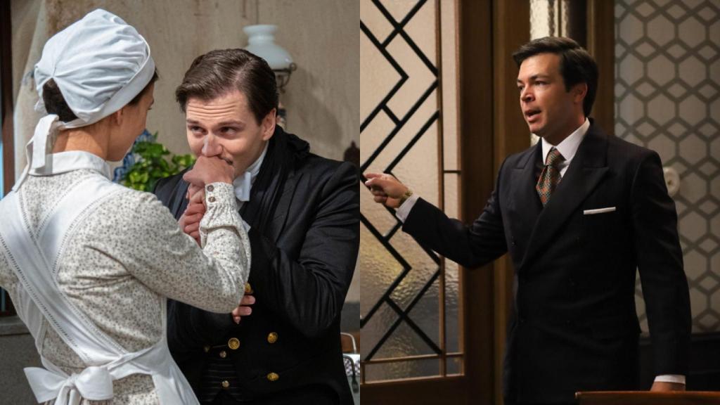 Escenas de los próximos episodios de 'La Promesa' y 'La Moderna'.