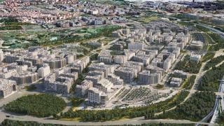 Imagen del futuro desarrollo de Valdecarros