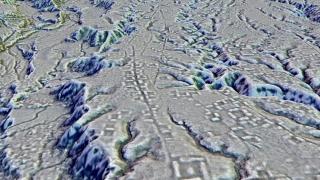 Imagen tomada con tecnología láser que revela calles y asentamientos antiguos bajo la vegetación de la Amazonía ecuatoriana. Antoine Dorison, Stéphen Rostain