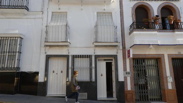Vivienda en Montellano donde han detenido al menor sirio.