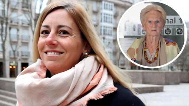 Ainhoa Armentia junto a Claire Liebaert en un montaje de EL ESPAÑOL.