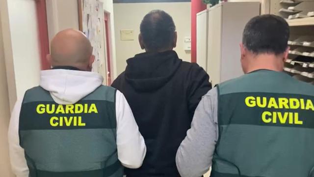 Dilawar Hussain F.C., el presunto autor del crimen de Morata, en dependencias de la Guardia Civil.