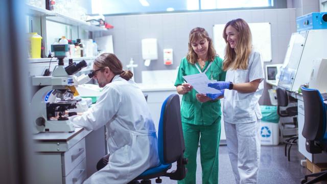 Equipo de la doctora Bonilla, del hospital Puerta de Hierro.