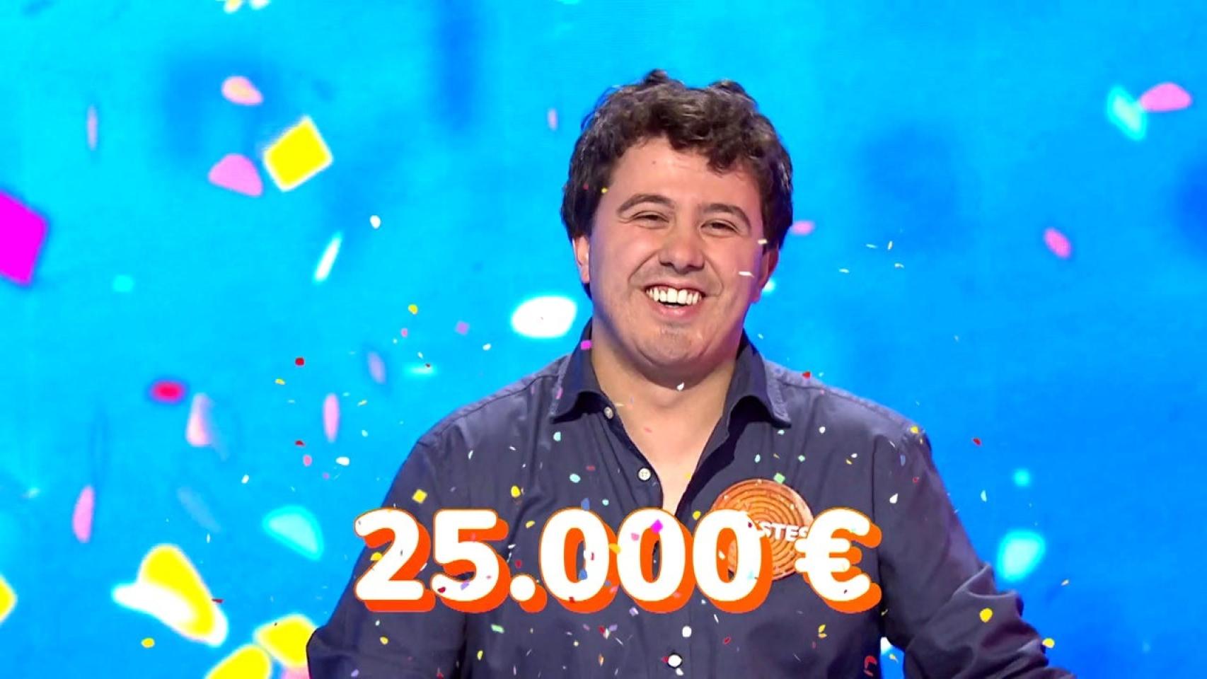 Orestes Barbero en ‘Pasapalabra’.