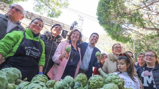 El presidente de la Comunitat, Carlos Mazón en una edición anterior del Congreso Nacional de la Alcachofa