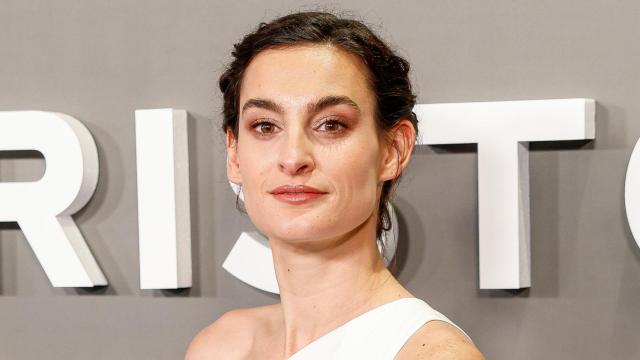 Nine D'Urso, en la presentación de 'Cristóbal Balenciaga' en Madrid.