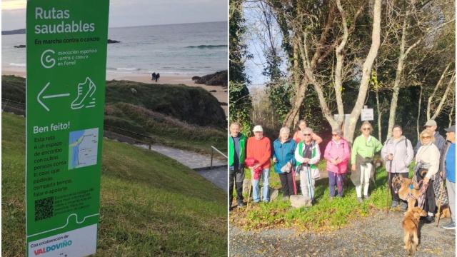 Rutas para combatir la vida sedentaria en Valdoviño (A Coruña) en colaboración con la AECC