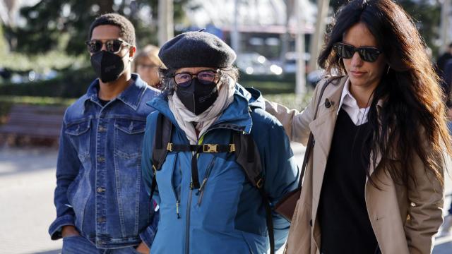 El exmarido de la exvicepresidenta del Gobierno valenciano Mónica Oltra, Luis Ramírez, a su llegada a la Audiencia Provincial. Biel Aliño / Efe