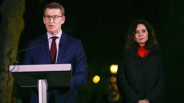 Feijóo y Ayuso, este martes en Madrid en el homenaje a Gregorio Ordóñez.