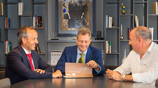 Julián Pascual, Rafael Valera y Antonio Aspas, socios de Buy & Hold.