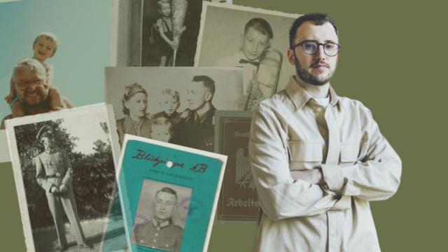 A la izquierda, imágenes familiares del archivo Dudda; a la derecha, Ricardo Dudda.