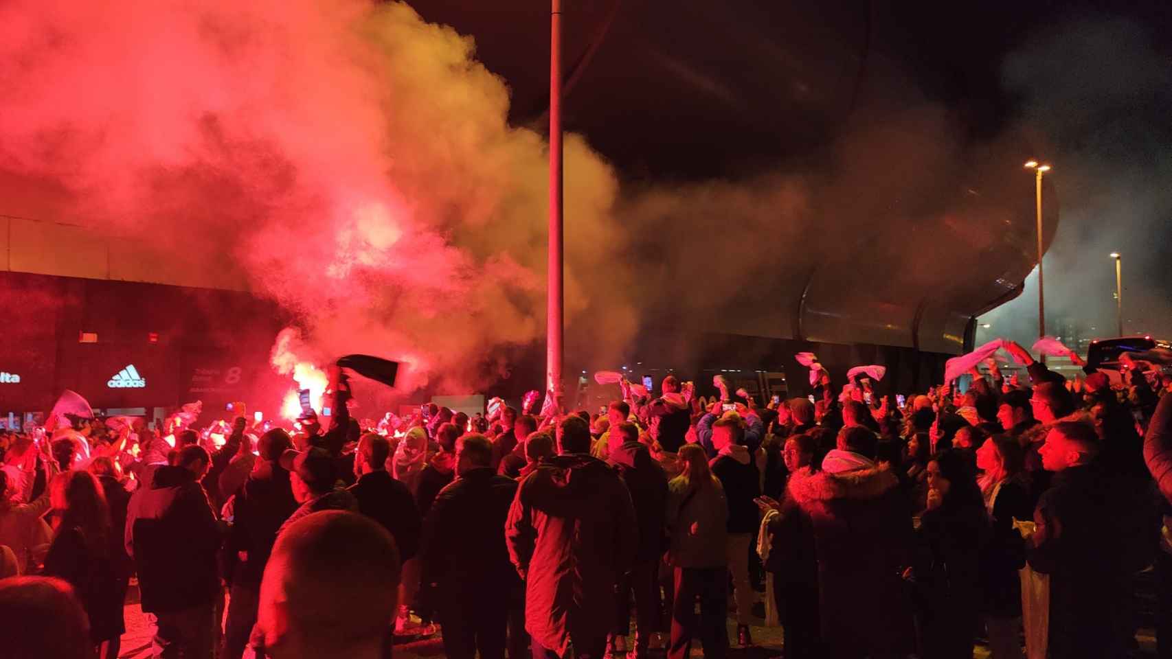 Recibimiento al Real Club Celta de Vigo, a 23 de enero de 2024.