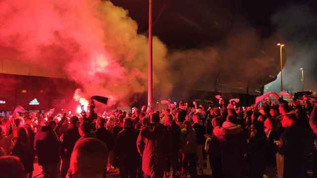 Recibimiento al Real Club Celta de Vigo, a 23 de enero de 2024.