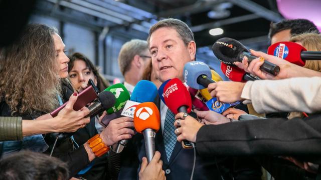 Emiliano García-Page este miércoles en Fitur.