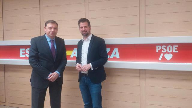 Luis Planas y Luis Tudanca se reúnen en Ferraz para abordar los retos del campo en Castilla y León