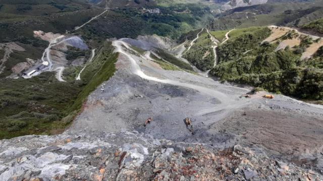 La explotación minera de Oencia.