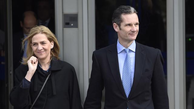Iñaki Urdangarin y la infanta Cristina en una imagen de archivo.