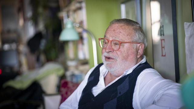 Fernando Savater durante una entrevista con El Cultural.