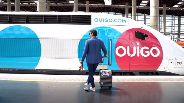 Imagen de archivo de un tren de Ouigo.