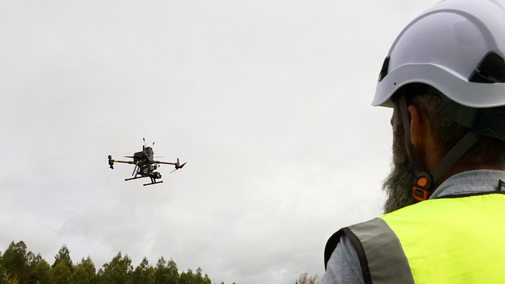 Demostración del sistema DroneFinder.