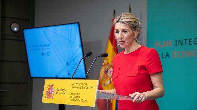 La vicepresidenta segunda y ministra de Trabajo y Economía Social, Yolanda Díaz.