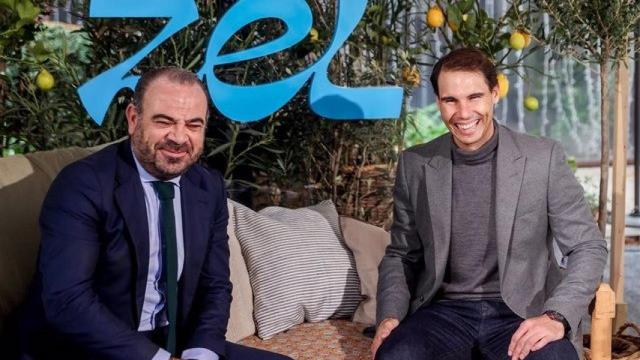 El Consejero Delegado de Meliá Hotels International, Gabriel Escarrer, y el tenista Rafa Nadal.