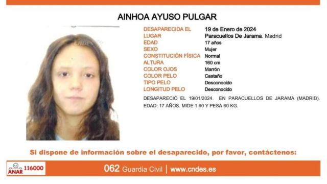 La extraña desaparición de Ainhoa en Paracuellos de Jarama: cinco días in rastro de la menor