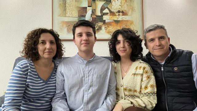 Una fotografía de la familia García Sánchez.