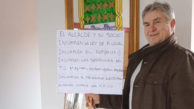 El concejal portavoz de UPL en el Ayuntamiento de Garrafe, Fulgencio Bandera,