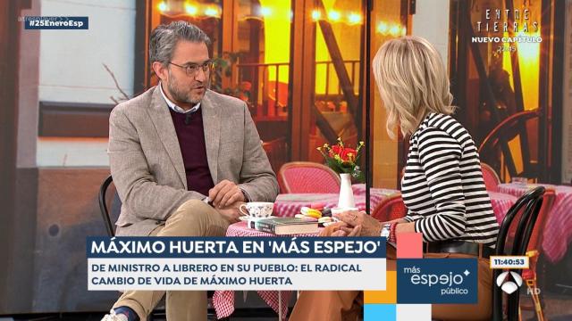 Máximo Huerta y Susanna Griso en 'Espejo Público'.