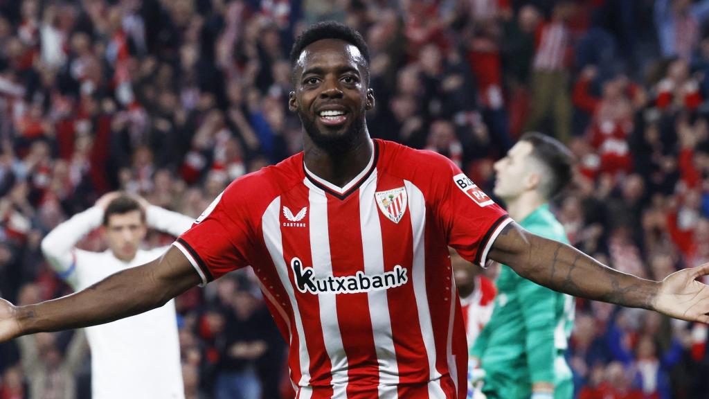 Iñaki Williams celebra su gol frente al Barça