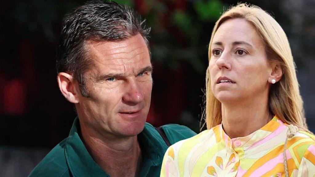 Iñaki Urdangarin y su nueva pareja, Ainhoa Armentia, en un montaje de EL ESPAÑOL.