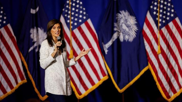 La candidata republicana Nikki Haley en un evento en Carolina del Sur el 25 de enero de 2024.