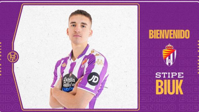 Stipe Biuk, nuevo jugador del Pucela