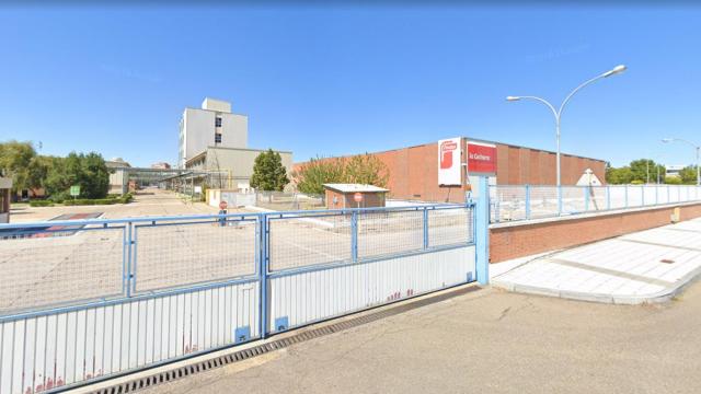 Imagen del exterior de la planta de Findus en Valladolid