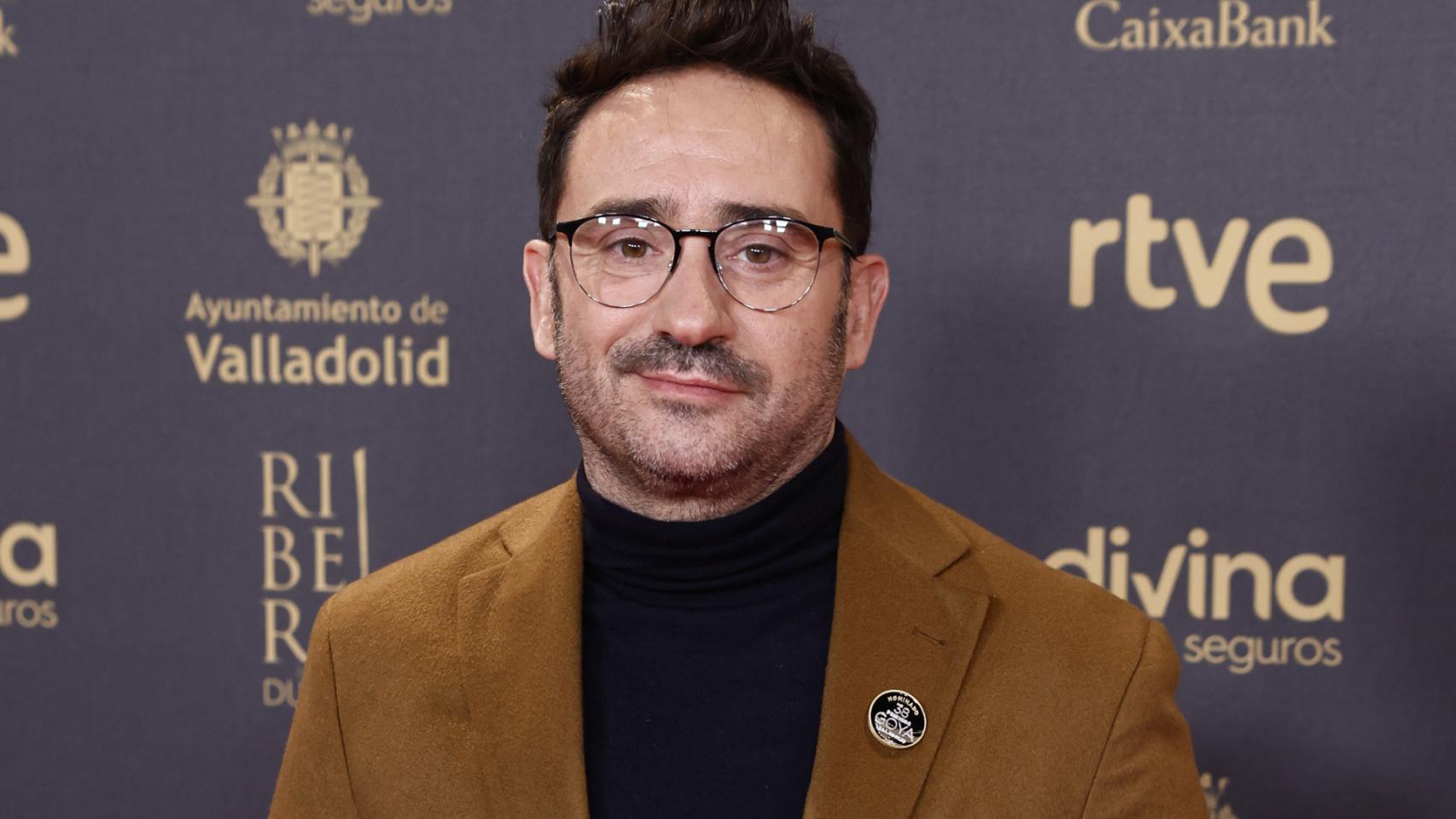 Juan Antonio Bayona en el photocall de la fiesta de nominados de los 38 Premios Goya en Madrid.