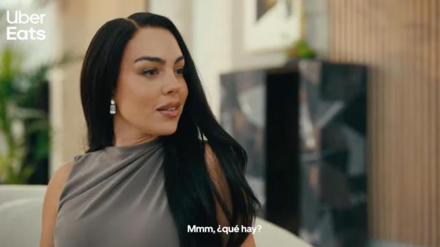 Georgina Rodríguez en el anuncio de Uber Eats.