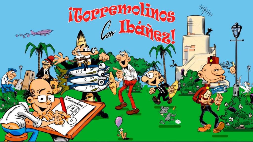 Detalle de la tematización que podría lucir en el parque de La Batería de Torremolinos.