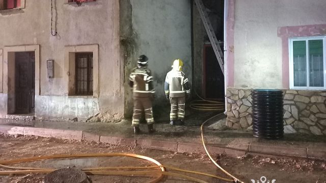Intervención de los Bomberos de Burgos. Foto: Archivo