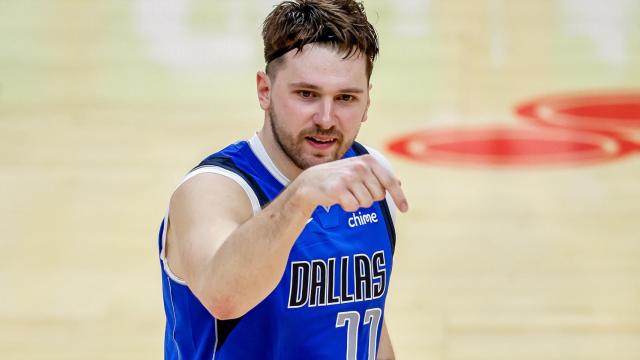 Luka Doncic, con los Dallas Mavericks